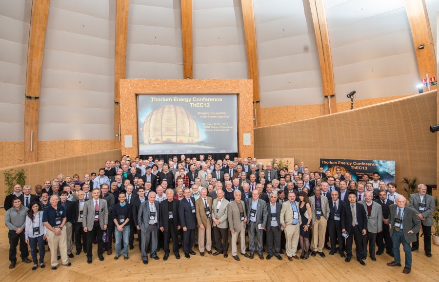 Thorium Energy Conference, ThEC13 @ CERN globe of innovation, Group Photo