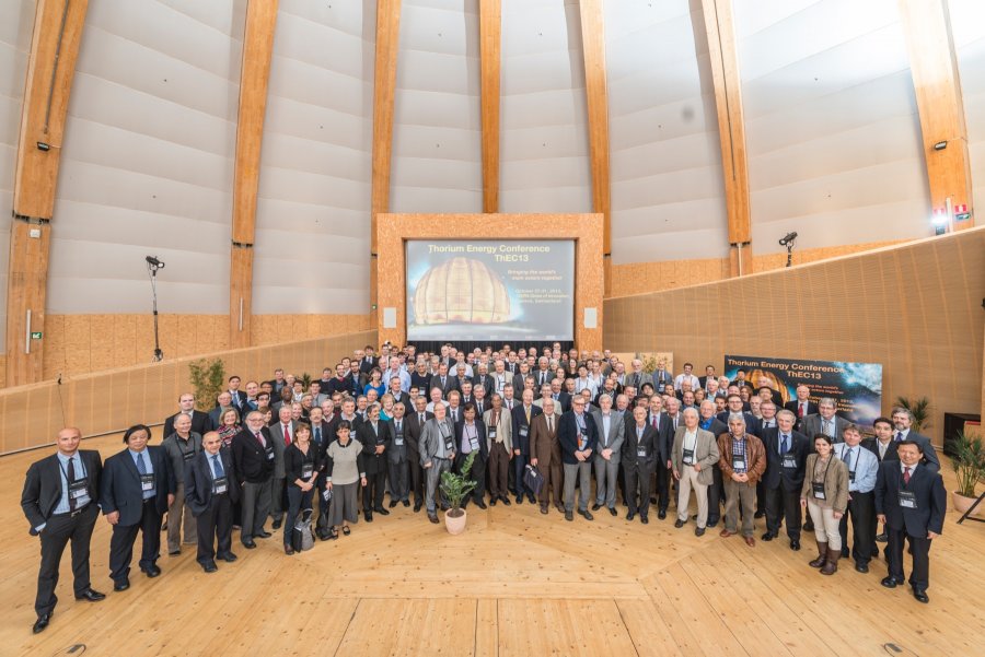 Thorium Energy Conference, ThEC13 @ CERN globe of innovation, Group Photo