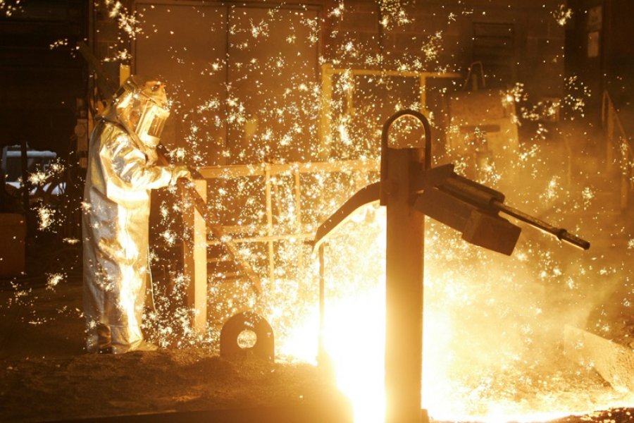 Nuclear blast? A U.S. Steel blast furnace. The heat that feeds processes like this could come from small nuclear reactors.
